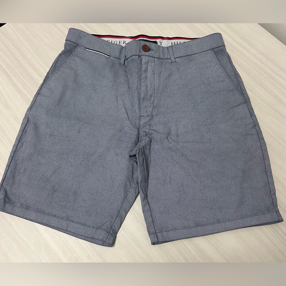 ‼️3 for $30 or purchase sep. - Tommy Hilfiger Blue Gray Men's Flat Front Shorts